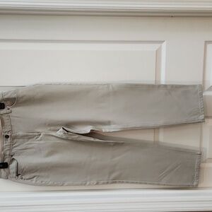 Chico's Women's So Slimming Biege Ankle Jeans Size 1 =10